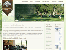 Tablet Screenshot of cbcountryclub.com